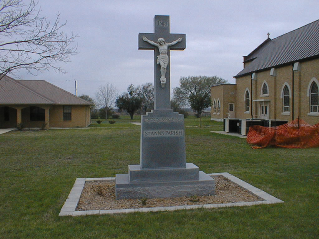 Crucifix outside St. Ann's